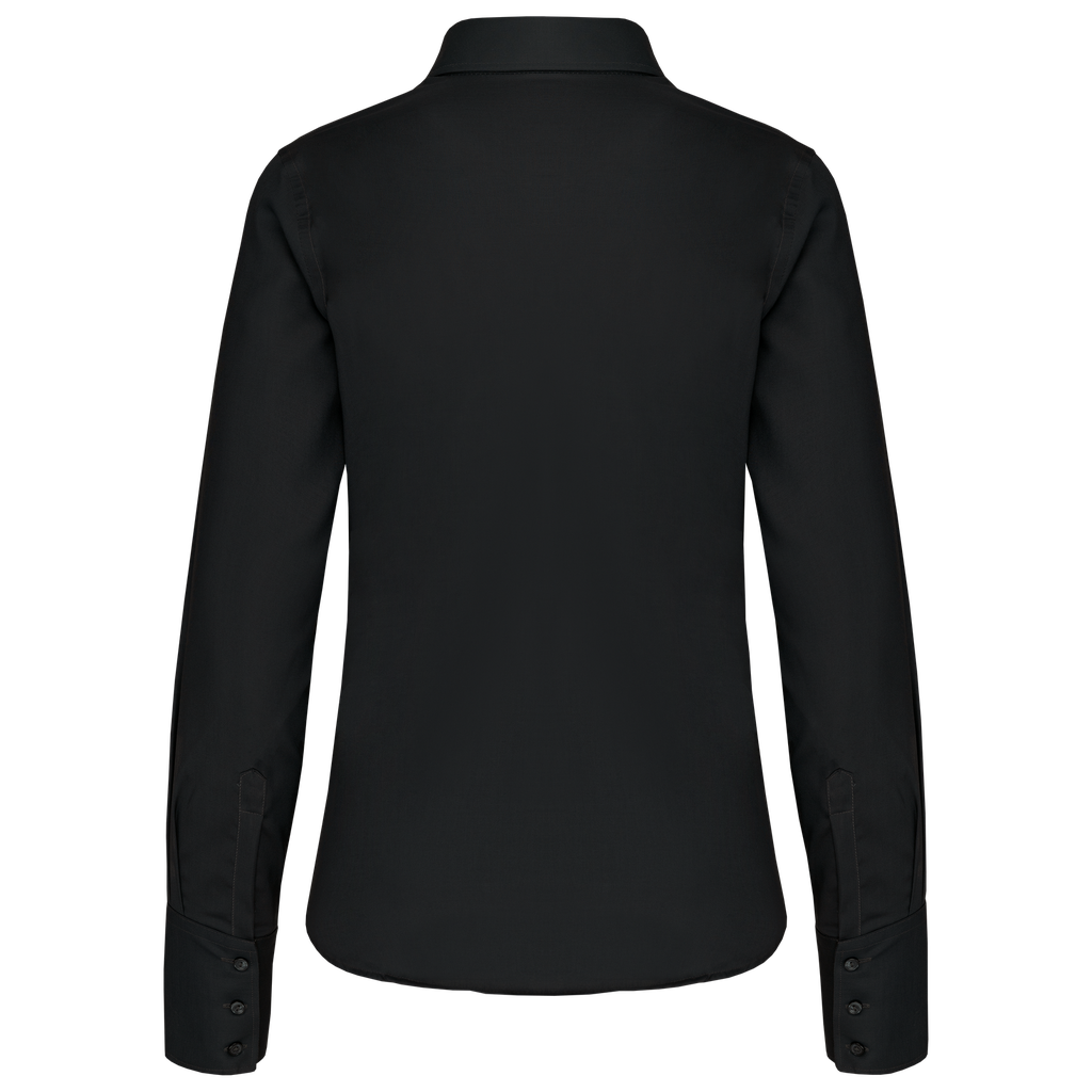 Kariban Chemise manches longues sans repassage femme Black (K538)