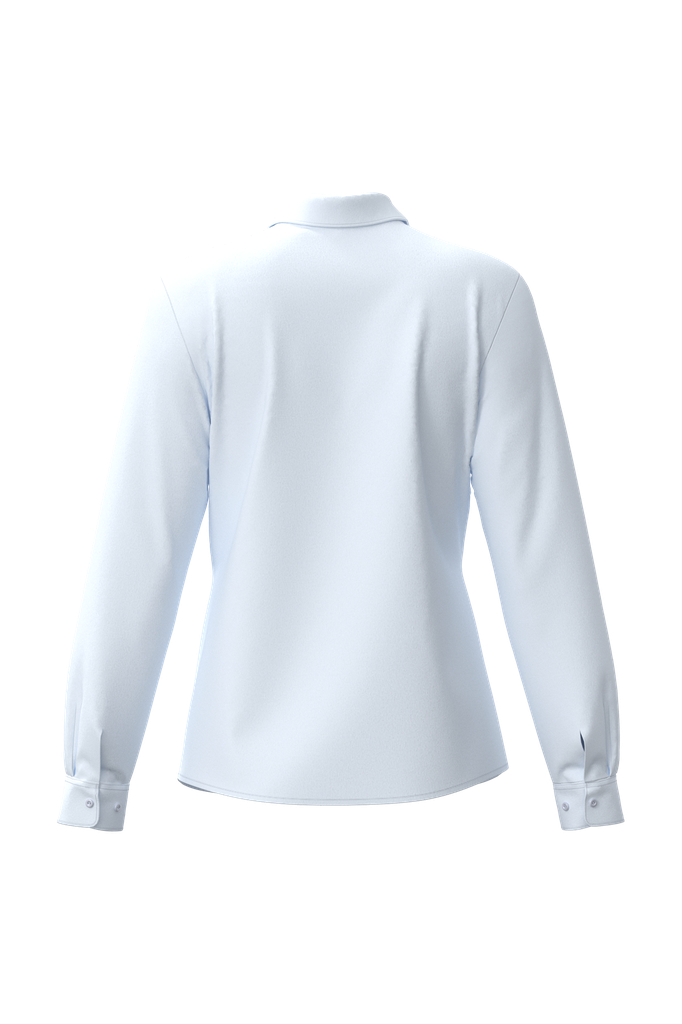 Kariban Chemise popeline polycoton sans poche entretien facile femme White (K584)
