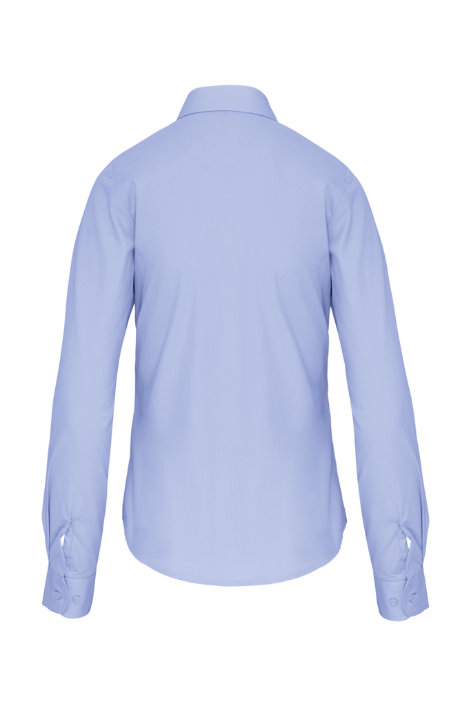 Kariban Chemise popeline manches longues femme Bright Sky (K542)