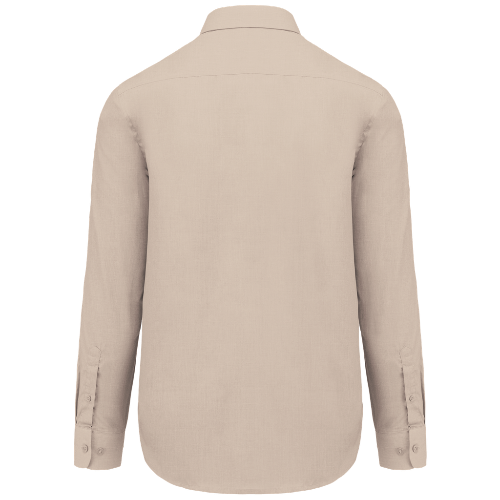 Kariban Chemise popeline polycoton entretien facile homme Angora (K545)