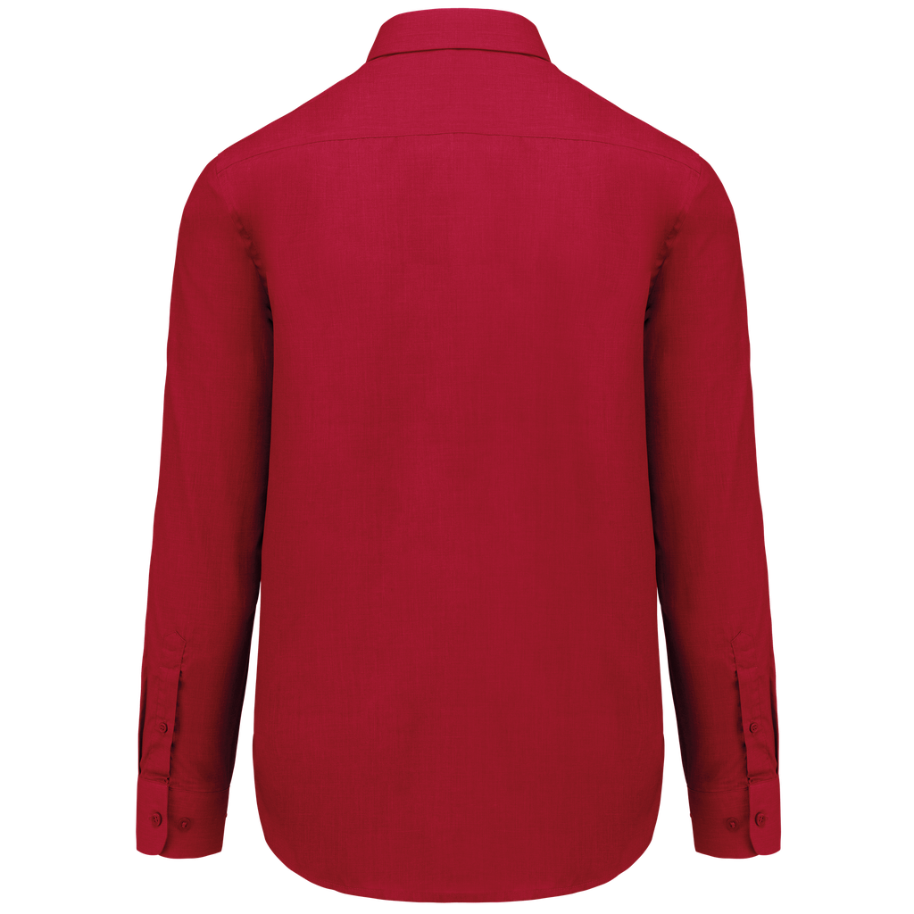 Kariban Chemise popeline polycoton entretien facile homme Classic Red (K545)