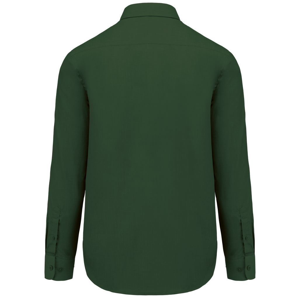 Kariban Chemise popeline polycoton entretien facile homme Forest Green (K545)