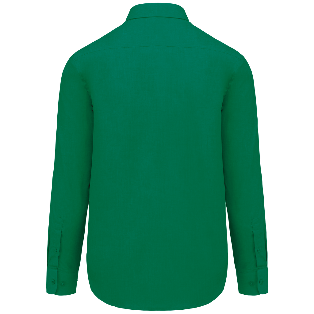 Kariban Chemise popeline polycoton entretien facile homme Kelly Green (K545)