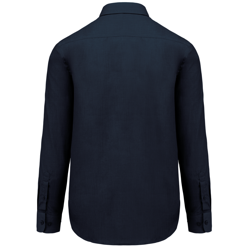 Kariban Chemise popeline polycoton entretien facile homme Navy (K545)