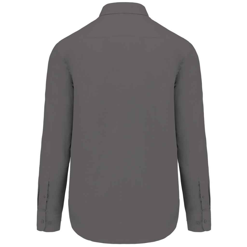 Kariban Chemise popeline polycoton entretien facile homme Urban Grey (K545)