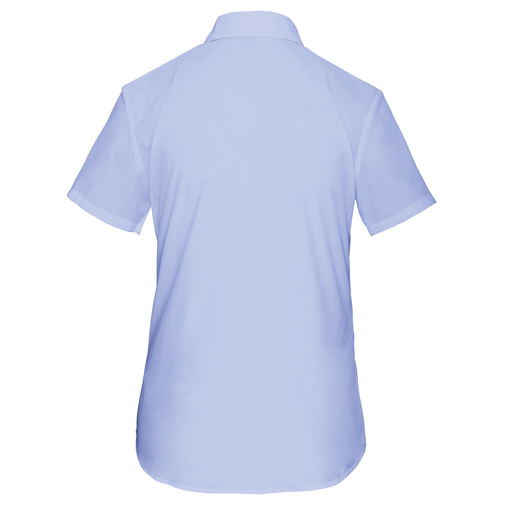 Kariban Chemise popeline polycoton manches courtes entretien facile femme Bright Sky (K548)