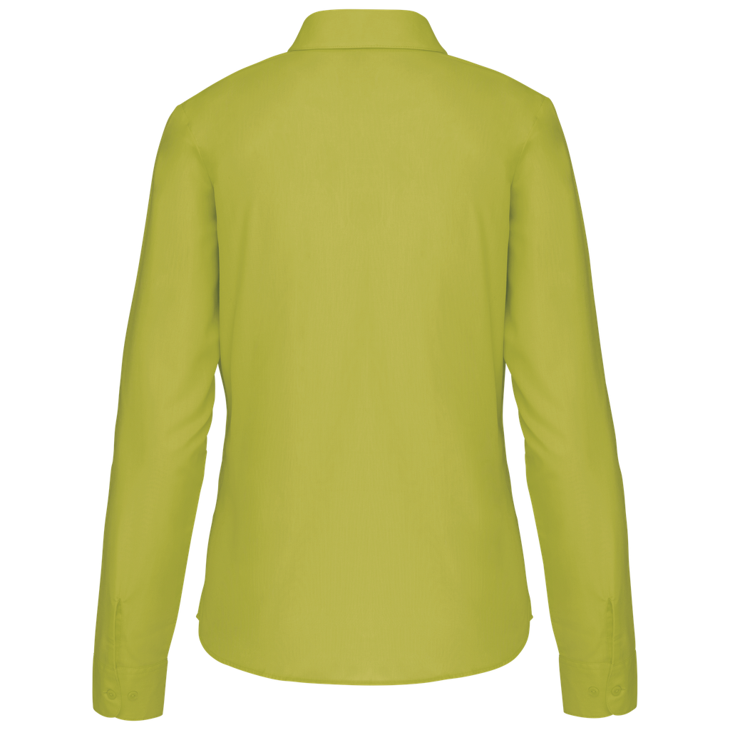 Kariban Chemise popeline polycoton entretien facile femme Burnt Lime (K549)