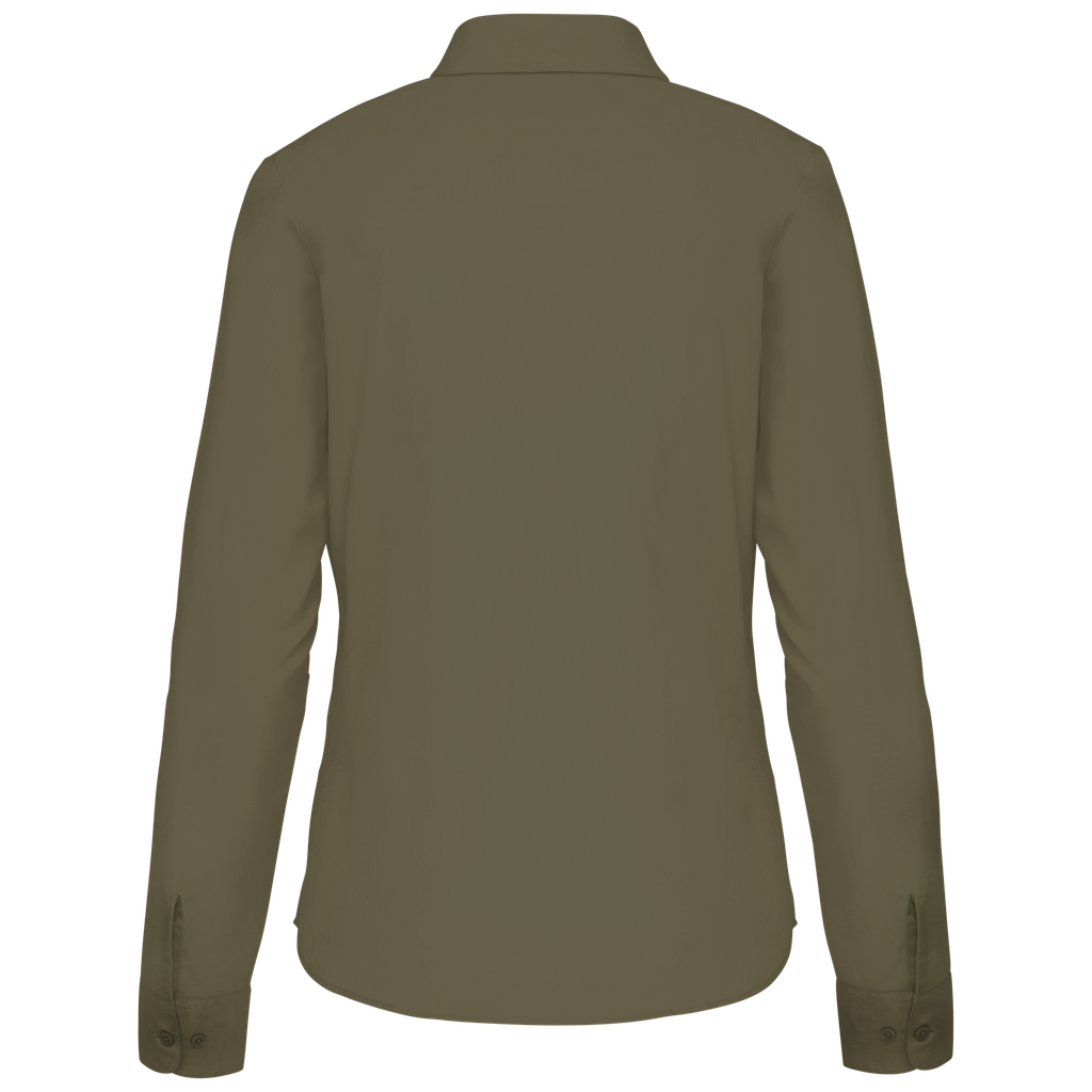 Kariban Chemise popeline polycoton entretien facile femme Light khaki (K549)