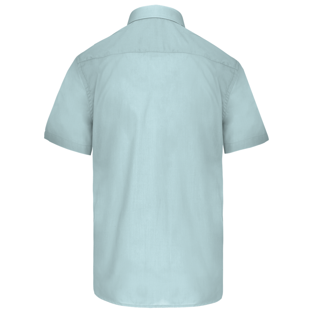 Kariban Chemise popeline polycoton manches courtes entretien facile homme Ice Mint (K551)