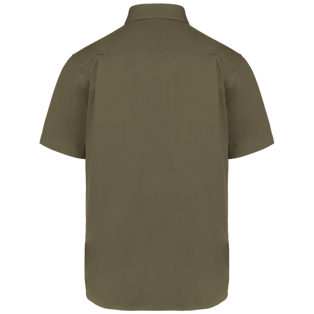Kariban Chemise coton manches courtes Ariana III homme Light khaki (K587)