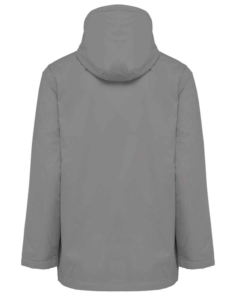 Kariban Veste à capuche avec doublure en micropolaire unisexe Silver (K6153)