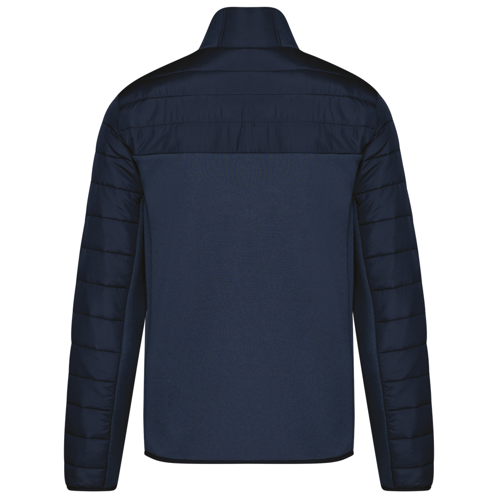 Kariban Veste bi-matière homme Mid Navy / Midnight Navy Heather (K6171)