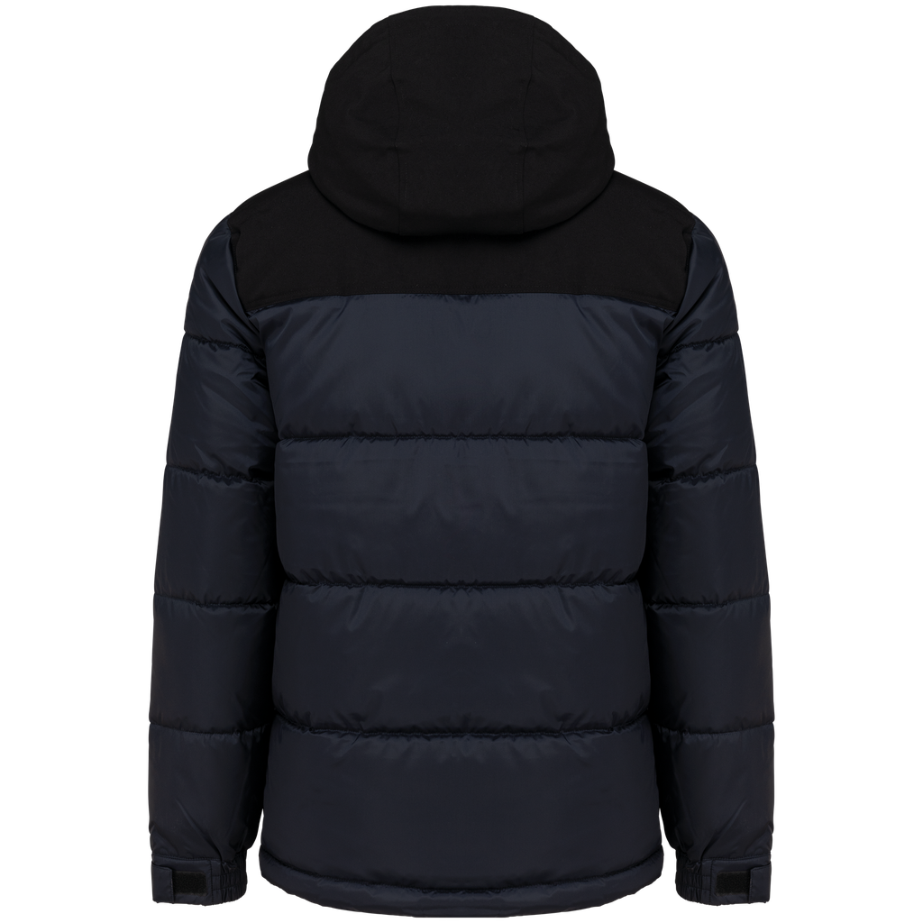 Kariban Parka matelassée à capuche bi-ton unisexe Navy / Black (K6163)