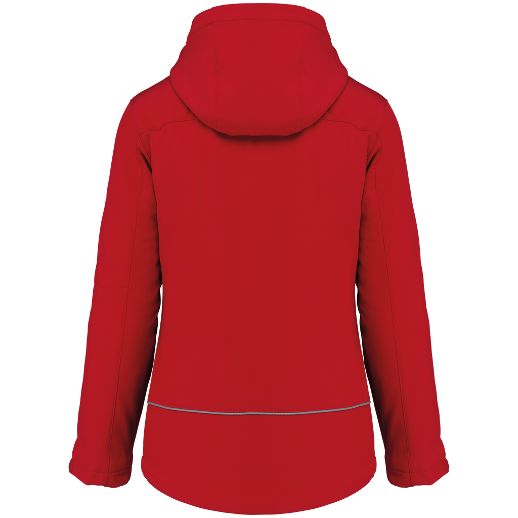 Kariban Parka softshell doublée capuche femme Red (K651)