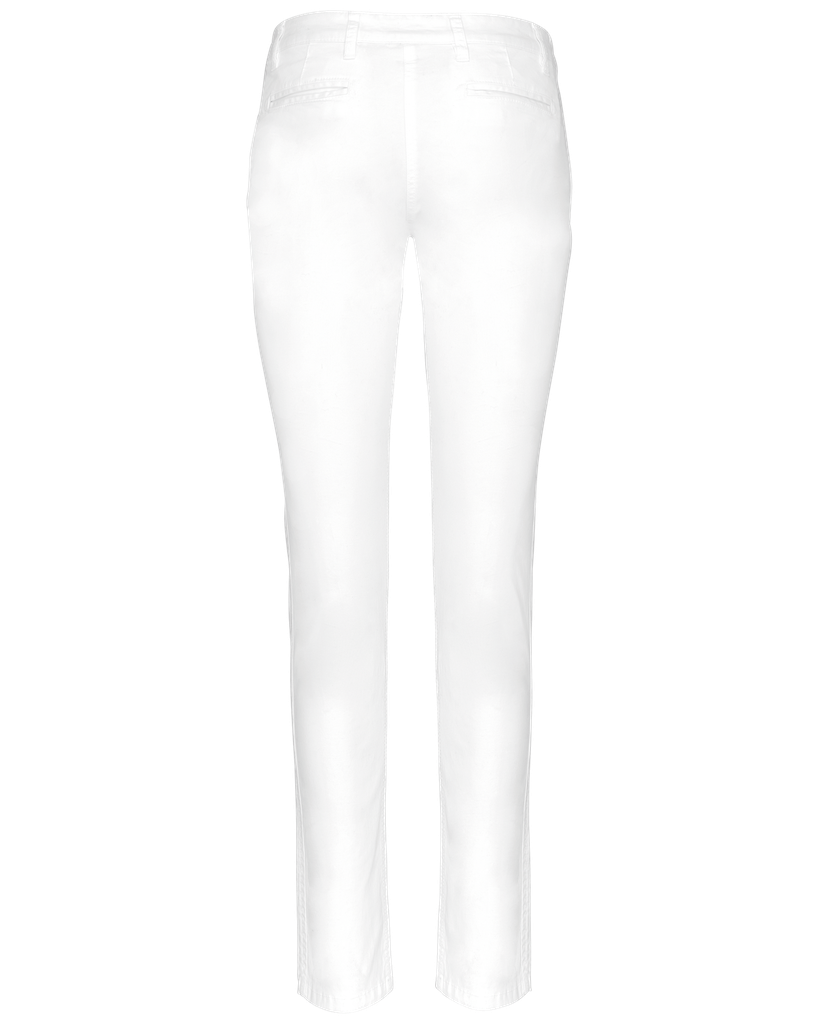 Kariban Pantalon chino femme White (K741)