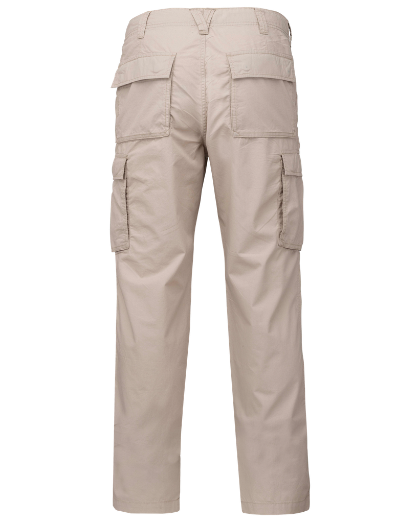 [K745_59815_59806] Kariban Pantalon léger multipoches homme Beige (K745) (38 FR)
