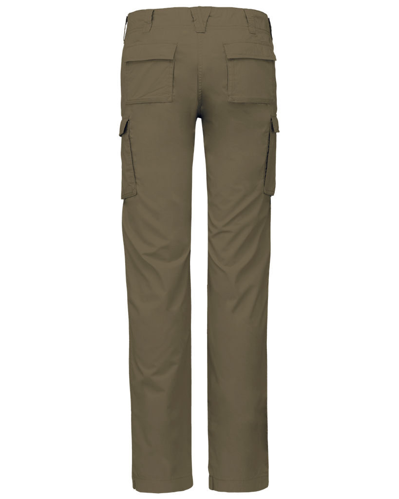 Kariban Pantalon léger multipoches femme Light khaki (K746)