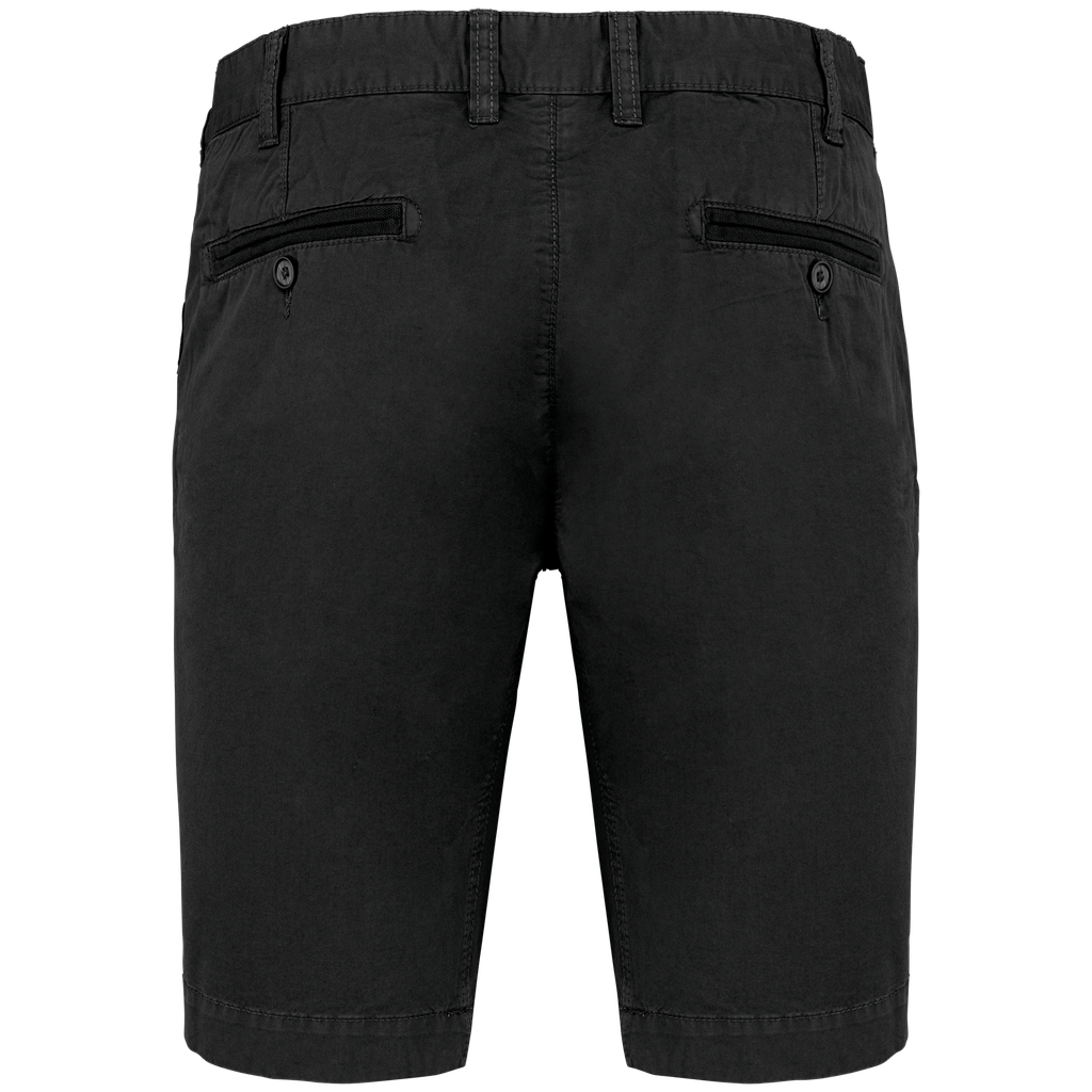 Kariban Bermuda aspect délavé homme Washed Charcoal (K752)