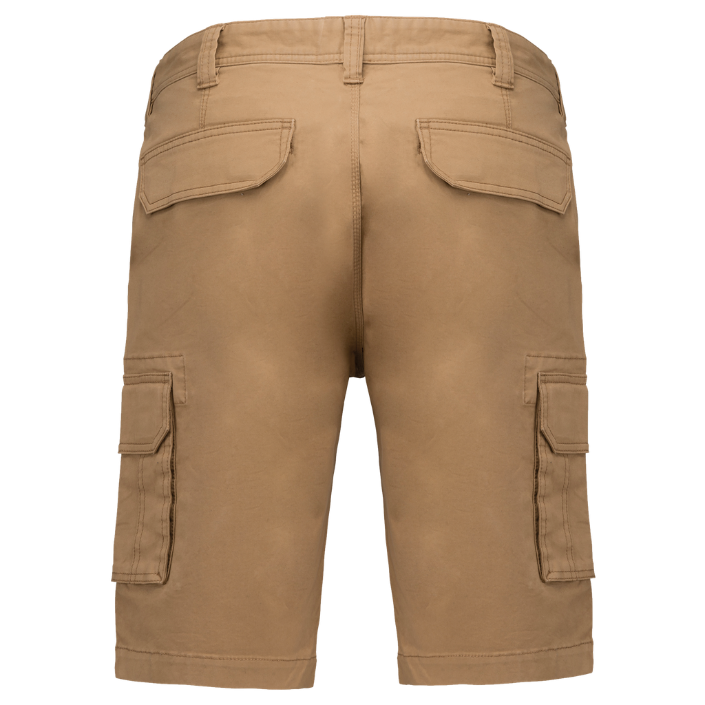 Kariban Bermuda multipoches homme Camel (K754)