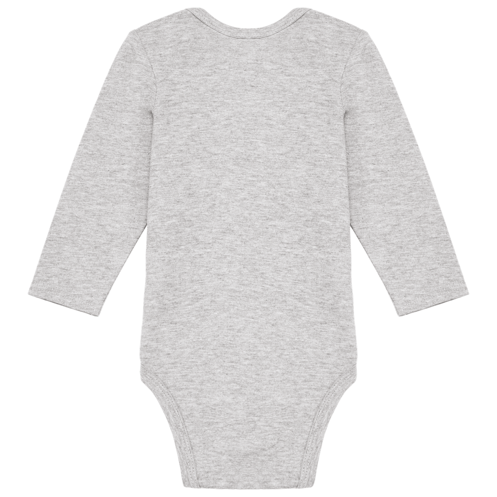 Kariban Body coton bio bébé Oxford Grey (K837)