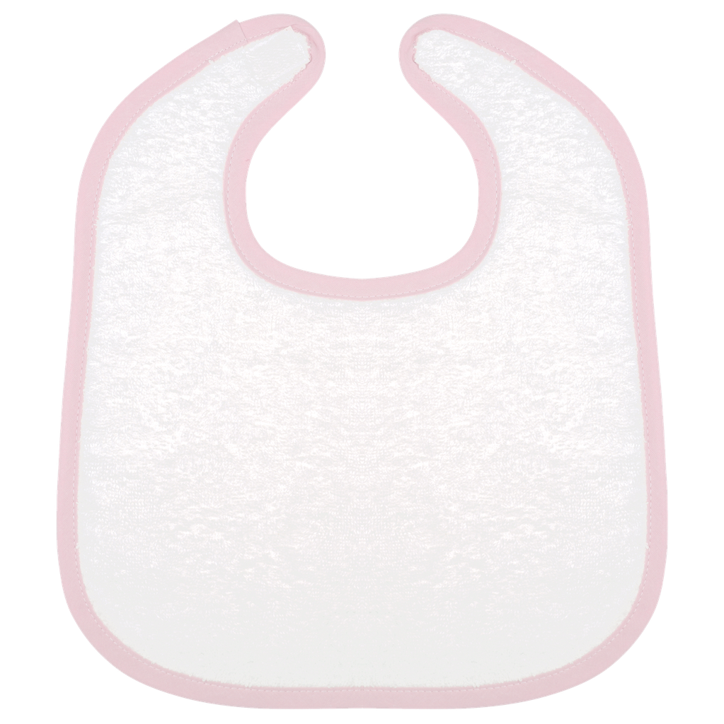 Kariban Bavoir éponge bébé White / Pink (K833)