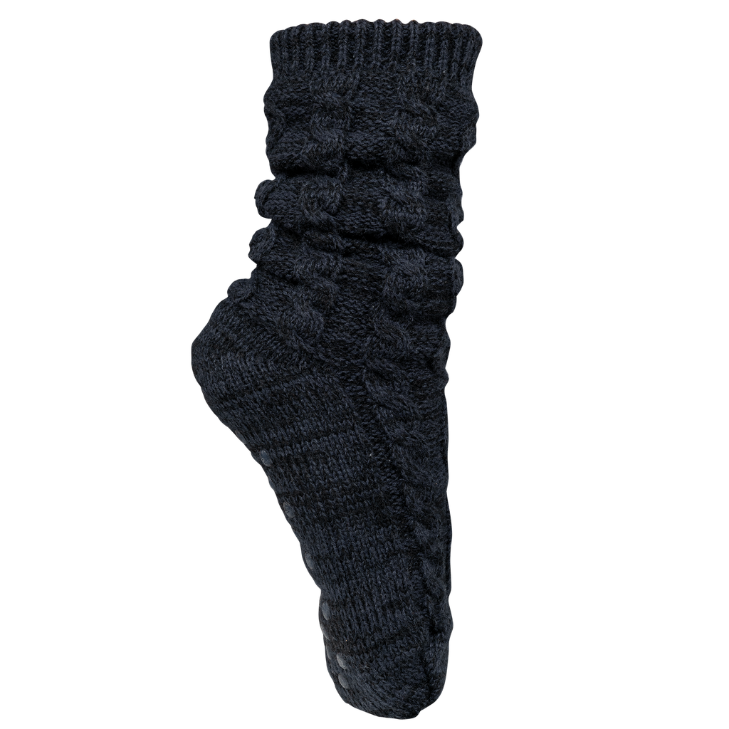 Kariban Chaussettes lounge doublées sherpa Night Navy Melange (K815)