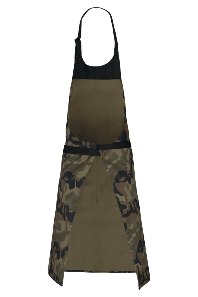 Kariban Tablier coton avec poche Olive Camouflage (K885)