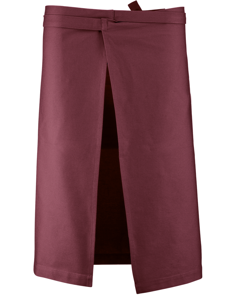 Kariban Tablier coton long Wine (K887)
