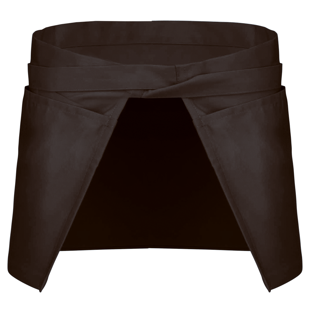 Kariban Tablier polycoton court Chocolate (K896)