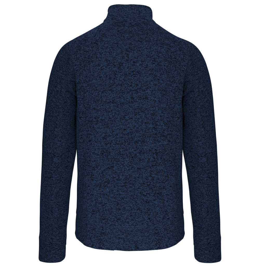 Kariban Veste zippée chinée homme Navy Melange (K9106)