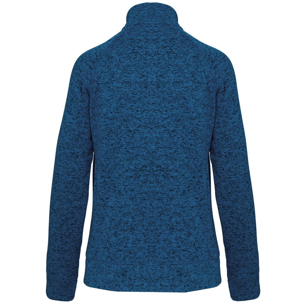 Kariban Veste zippée chinée femme Light Royal Blue Melange (K9107)