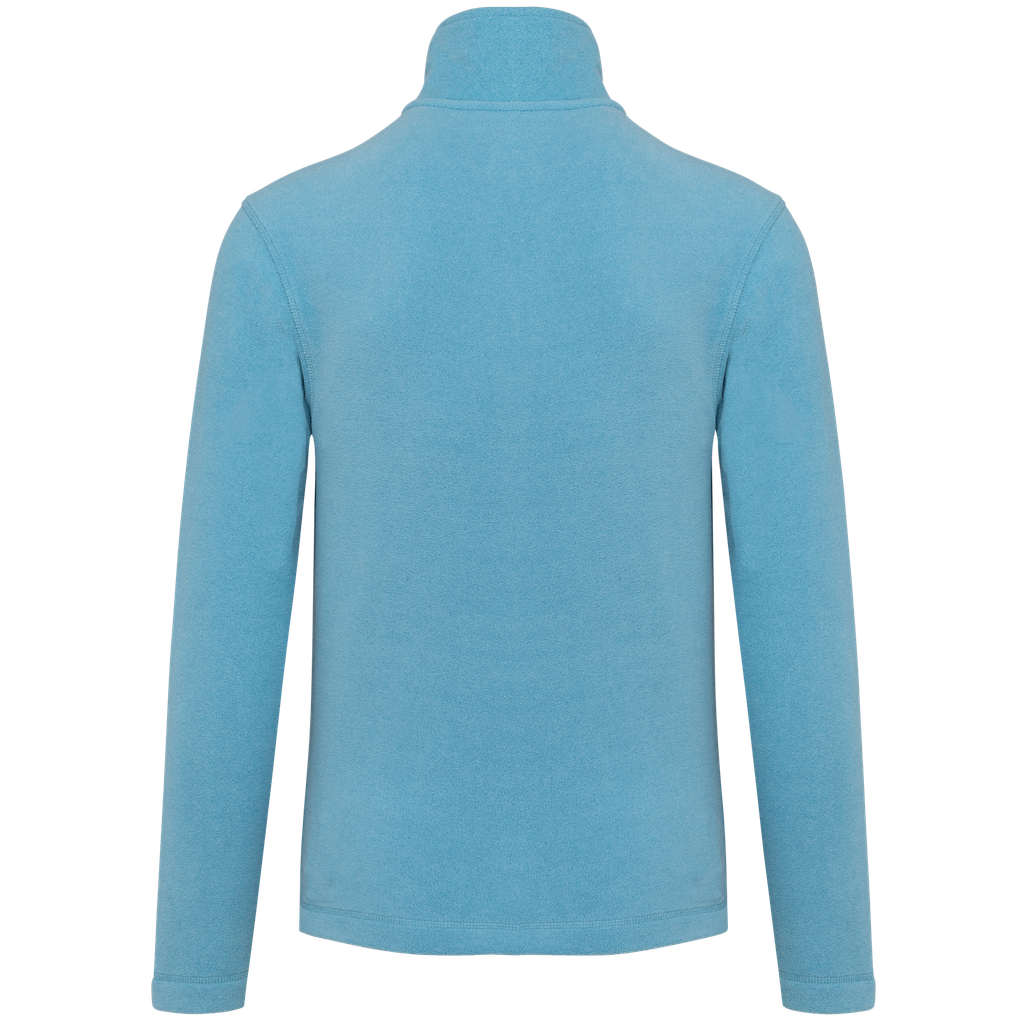 Kariban Enzo > Micropolaire col zippé homme Cloudy blue heather (K912)