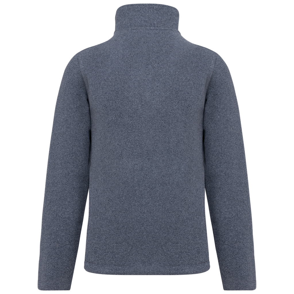 Kariban Enzo > Micropolaire col zippé homme French Navy Heather (K912)