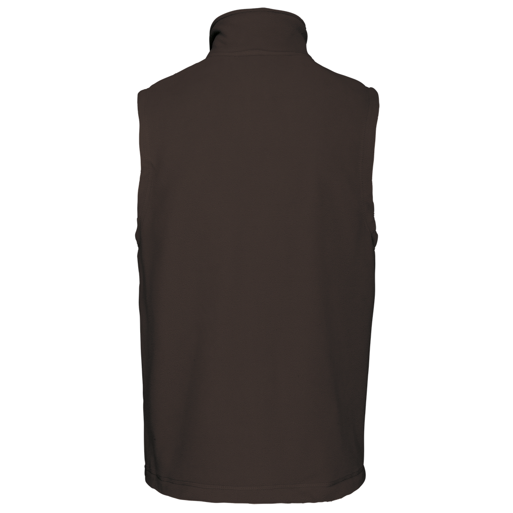 [K913_63268_17675] Kariban Bodywarmer micropolaire homme Chocolate (K913) (S)