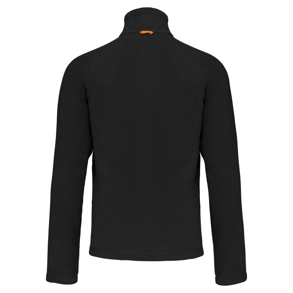 [K917_20170_20164] Kariban Veste micropolaire zippée manches raglan homme Black (K917) (S)