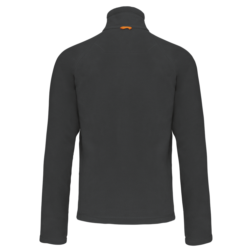[K917_69602_20164] Kariban Veste micropolaire zippée manches raglan homme Dark Grey (K917) (S)