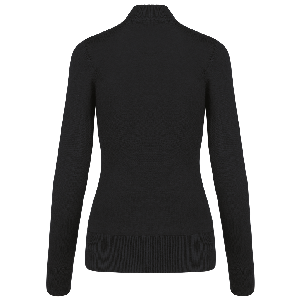 Kariban Cardigan zippé femme Black (K962)