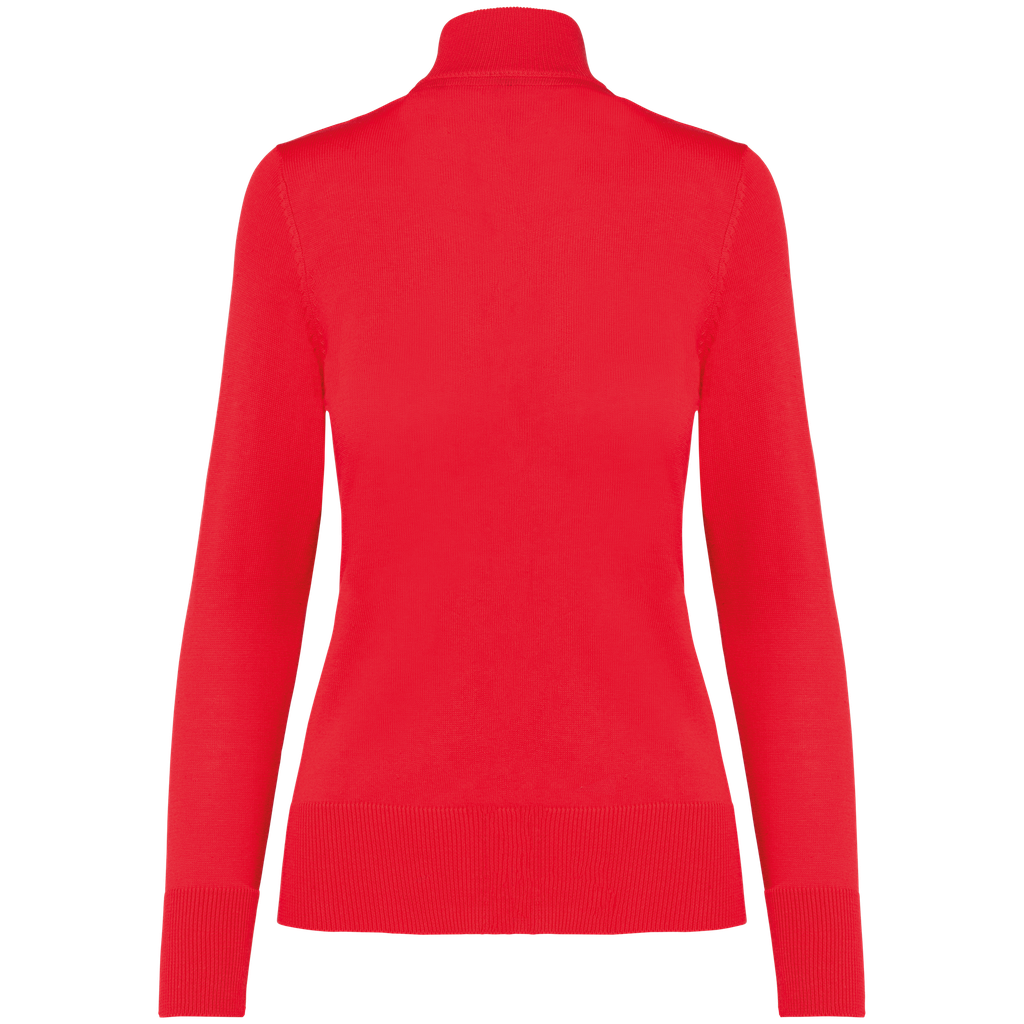 Kariban Cardigan zippé femme Red (K962)