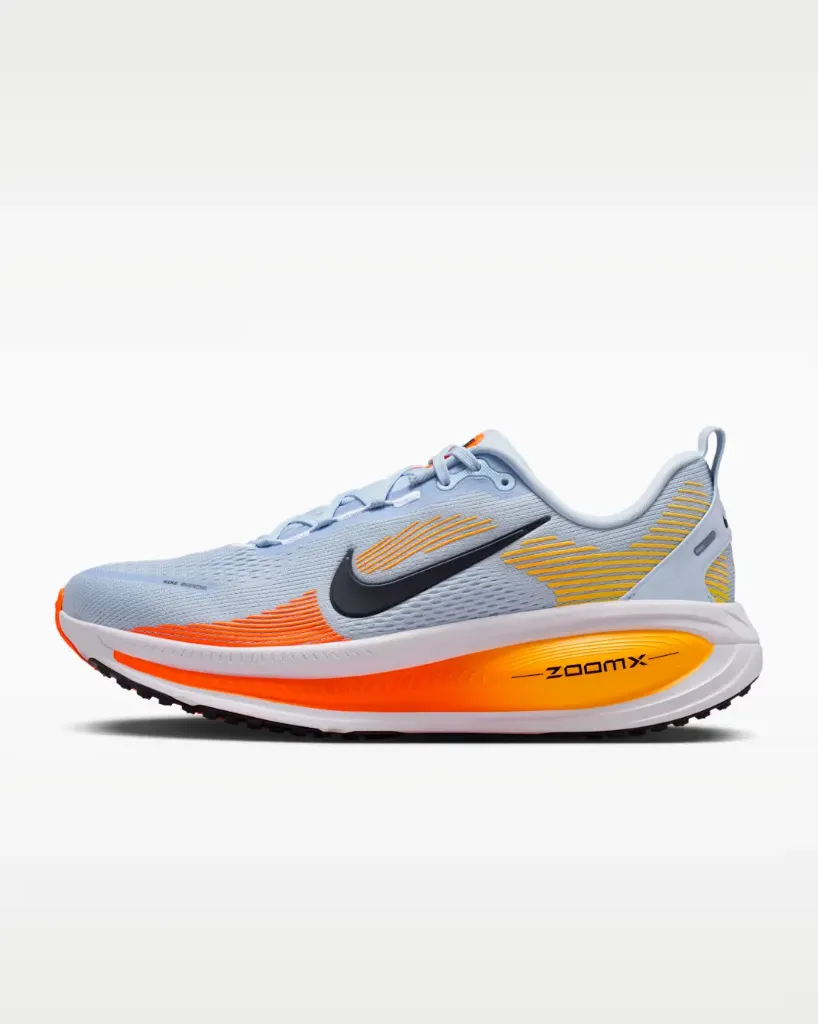 Nike Vomero 18 Chaussure de running sur route pour homme Hydrogen Blue/Laser Orange/Total Orange/Noir