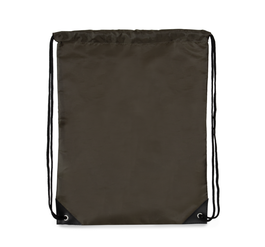 Kimood Sac à dos avec cordelettes Dark Khaki (KI0104)