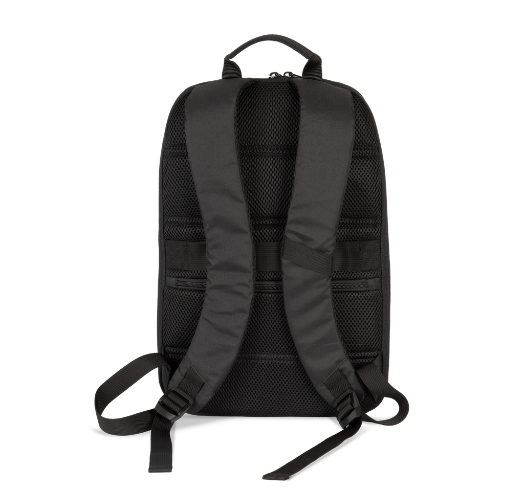 Kimood Sac à dos de travail porte-ordinateur recyclé Black (KI0177)