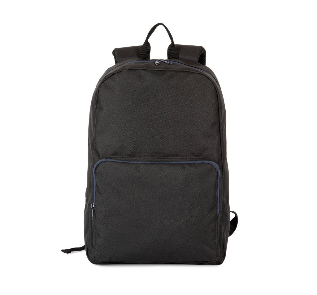 Kimood Sac à dos avec fermetures éclair contrastée Black / Navy (KI0181)