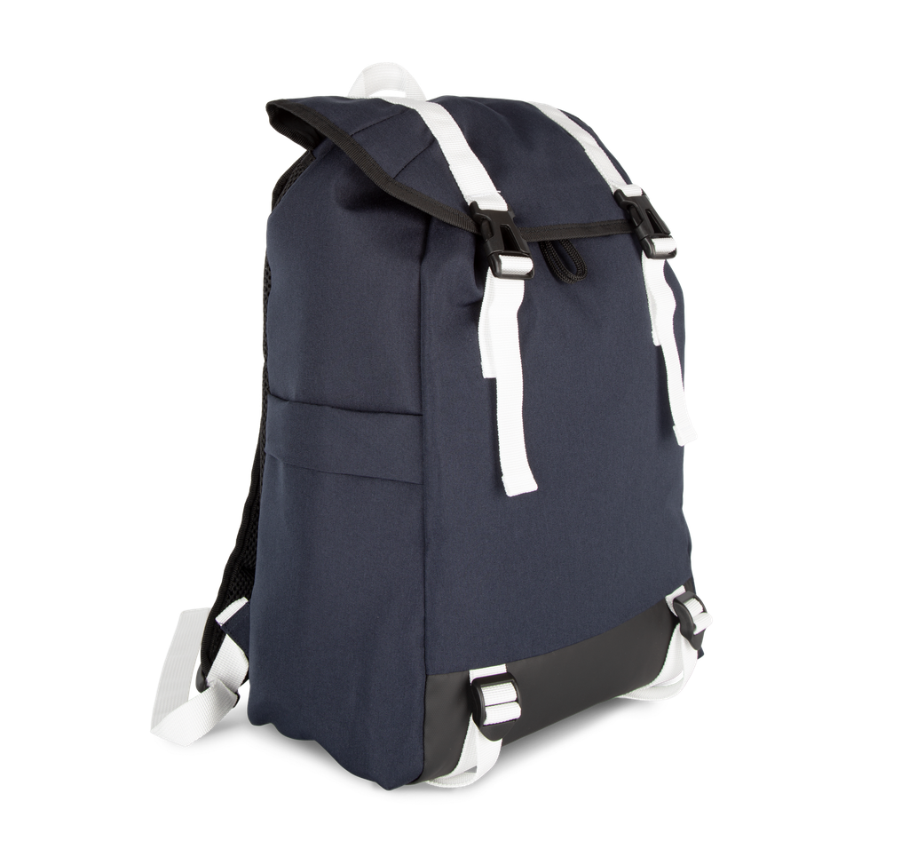 Kimood Sac à dos de sport casual Navy / Natural White (KI0190)
