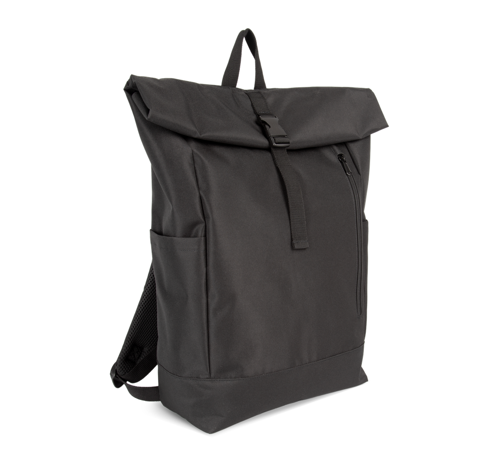 Kimood Sac à dos casual Roll-Top Black (KI0195)