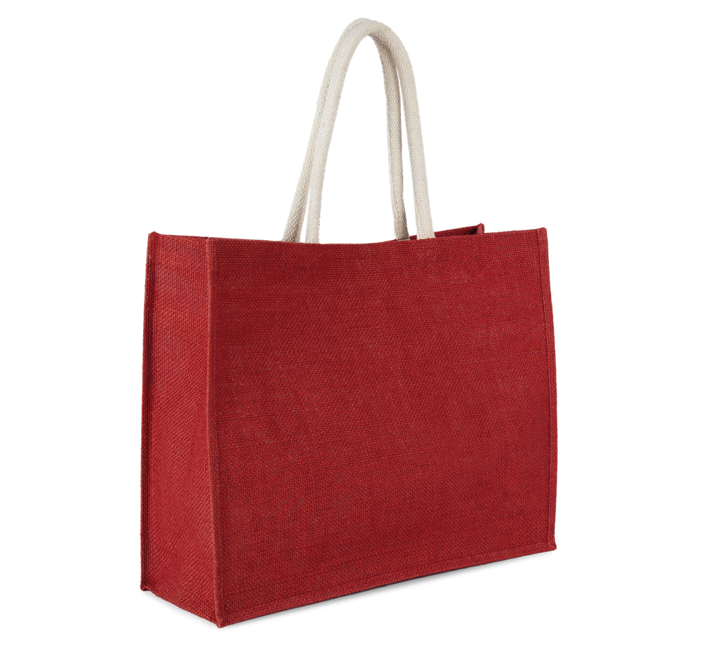 Kimood Sac de plage en jute Red Clay (KI0219)