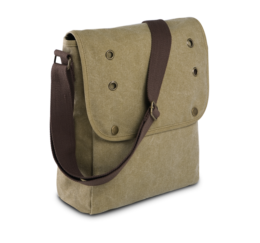 Kimood Sacoche en canvas Vintage Khaki (KI0302)