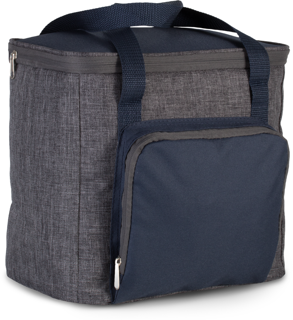 Kimood Sac isotherme avec poche zippée Dark Grey Heather / Navy (KI0347)