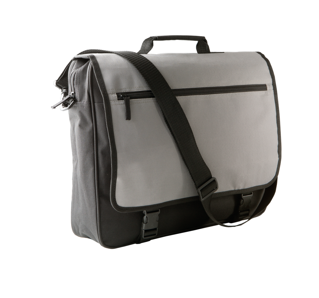 Kimood Porte-document avec rabat Black / Light Grey (KI0412)