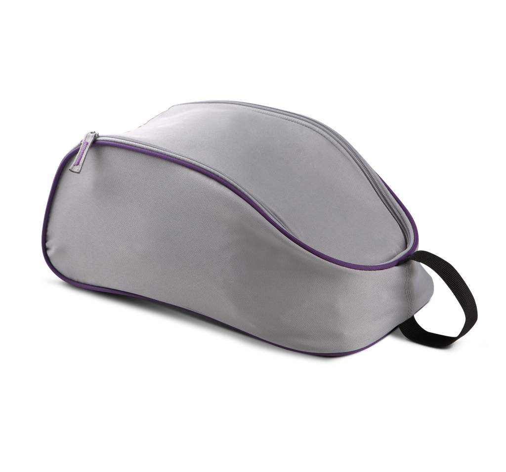Kimood Sac range-chaussures Light Grey / Purple (KI0501)