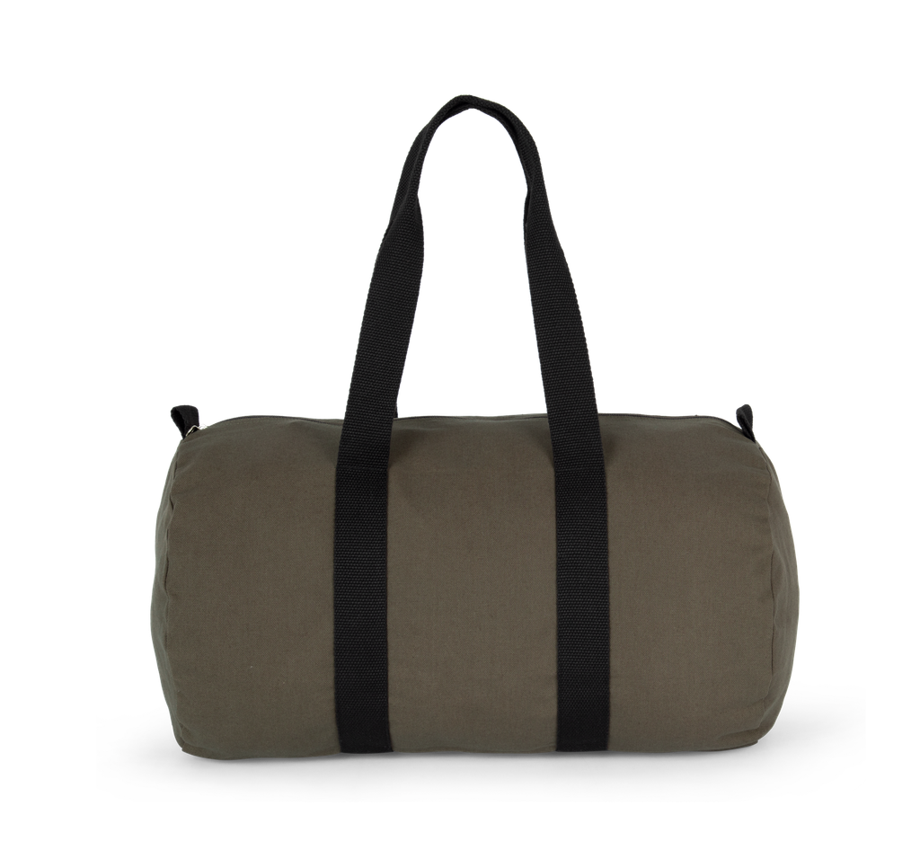 Kimood Sac fourre-tout en toile de coton Dark Khaki / Black (KI0632)